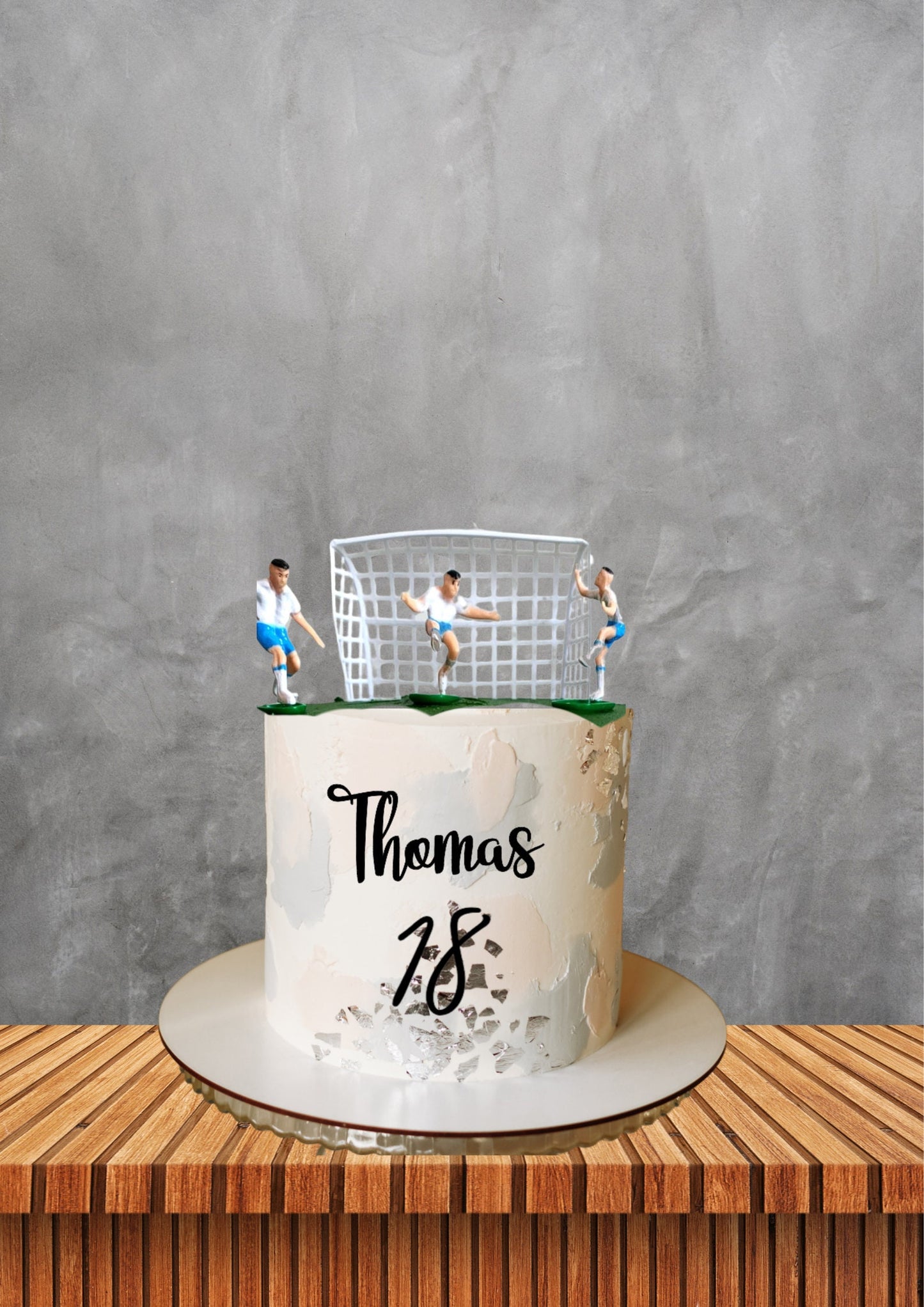 Personalized Football Bundle Cake Topper Custom Name & Age Birthday Party Decor Sports Theme party Celebrations accessories cake