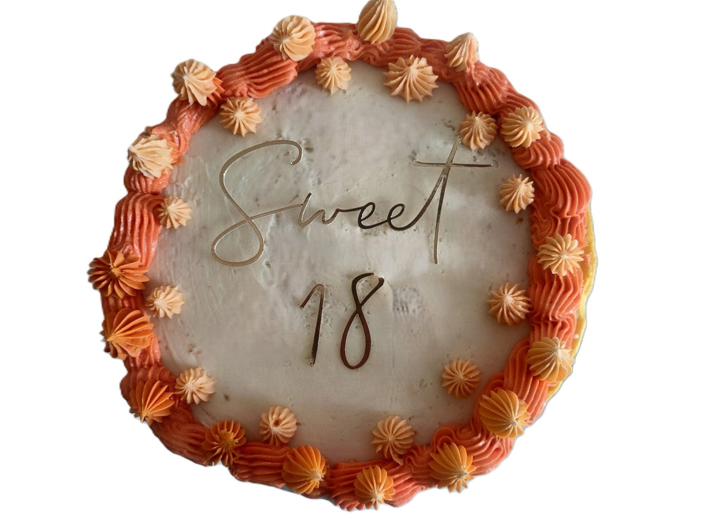 Personalized Charm Birthday Cake Topper Custom Name & Age Cake Decoration Happy Birthday Topper