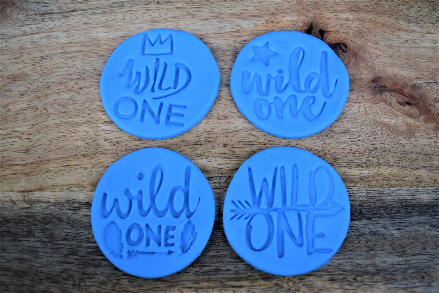 Wild one birthday fondant embosser, birthday decoration cookie fondant stamp embosser