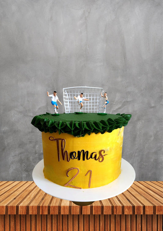 Personalized Football Bundle Cake Topper Custom Name & Age Birthday Party Decor Sports Theme  party Celebrations accessories cake