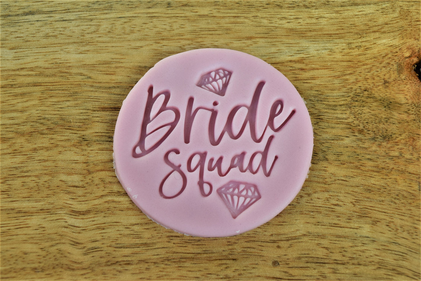 Bride squad embosser stamp hen party cupcake icing embosser topper Hen do cookie icing stamp decoration Bachelorette party fondant stamp