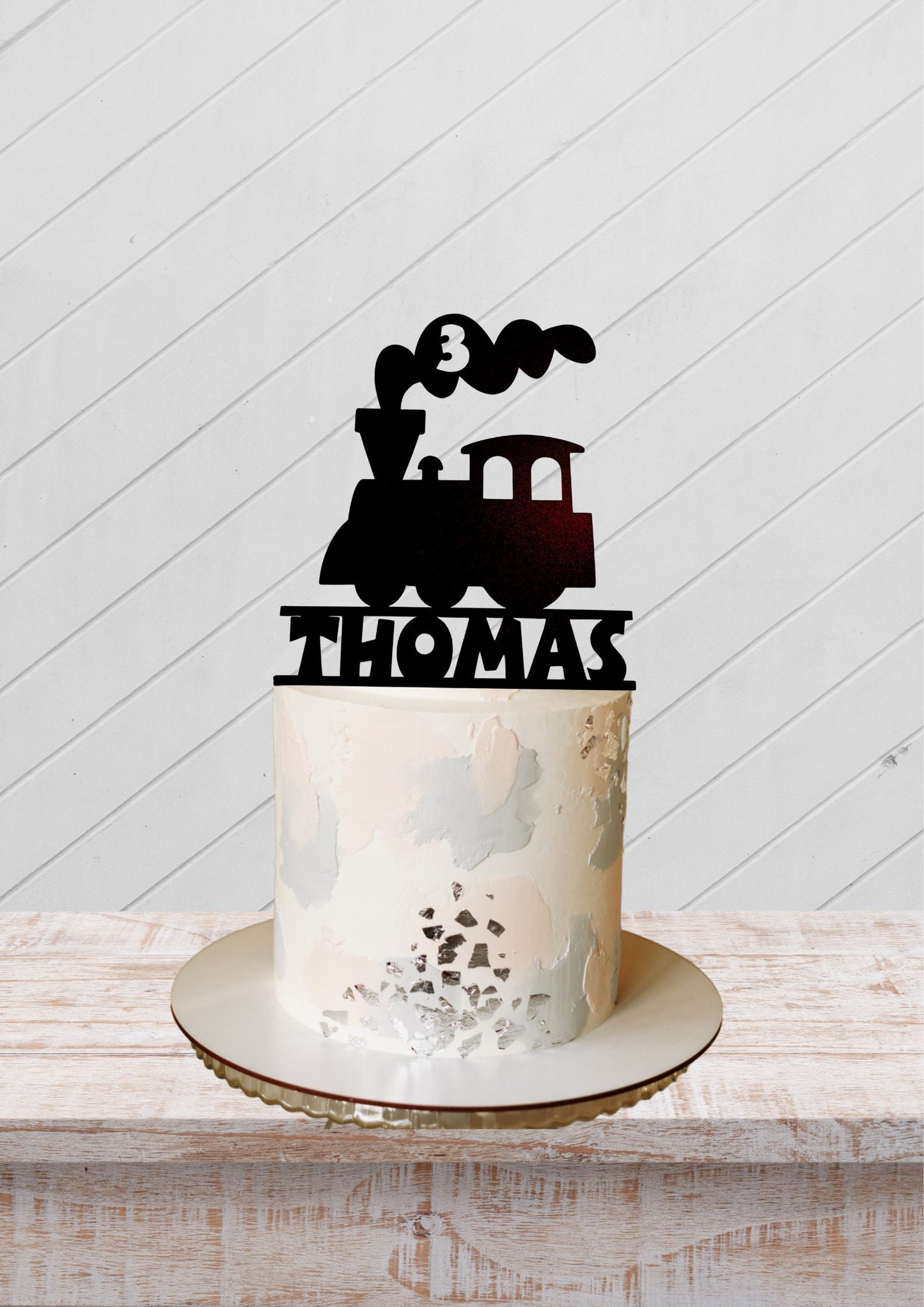 Custom Train Cake Topper, Personalized Birthday cake topper, Any age and name, birthday glitter cake topper, train party, train decoration,