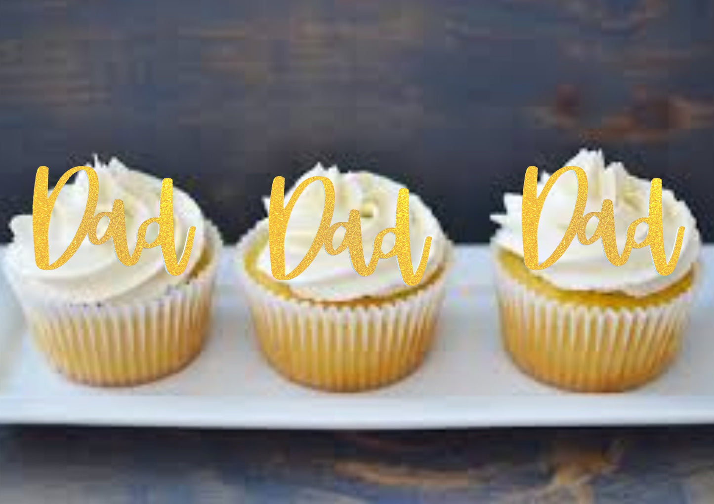 Father's Day cupcake decoration Dad cake accessory Father's Day Celebration Dad Cupcake Topper