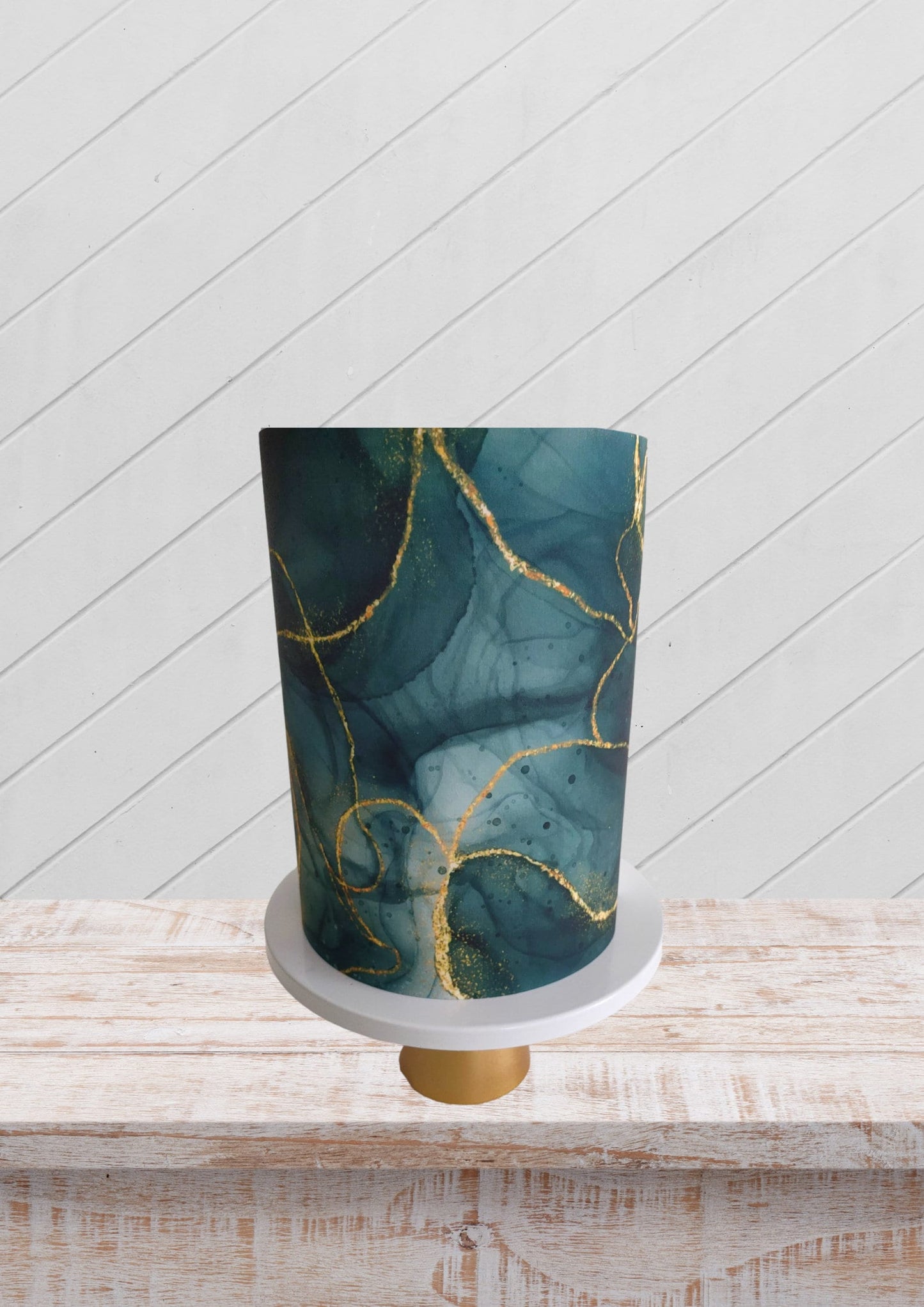 Dark & Gold marble cake wrap, Marble Wrapping cake decoration, Cake Wrap, edible image, icing sheet and rice paper