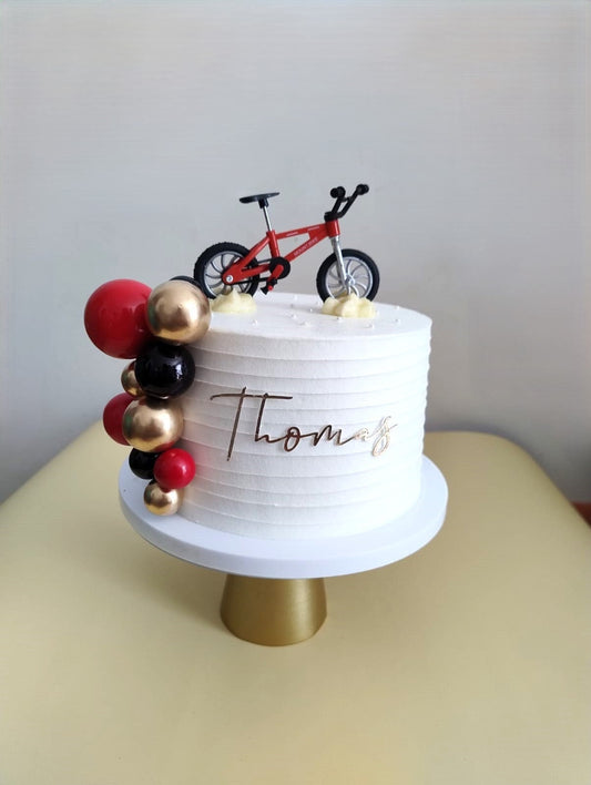 Custom Bike Bundle Cake Topper  Cycling Birthday cake Decor Set personalised Charm cake accessories and Balls  bundle cake decoration