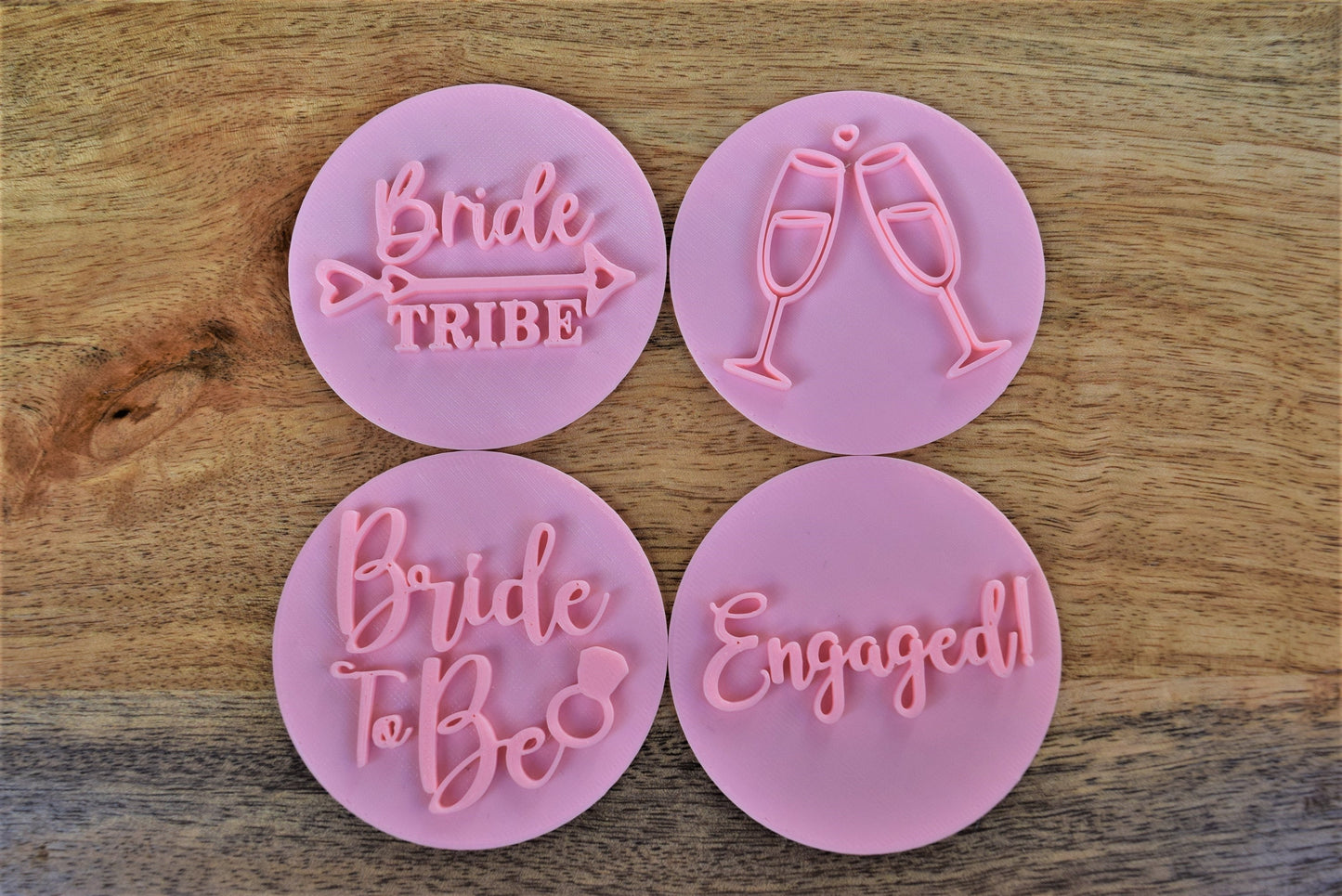 Bride squad embosser stamp hen party cupcake icing embosser topper Hen do cookie icing stamp decoration Bachelorette party fondant stamp