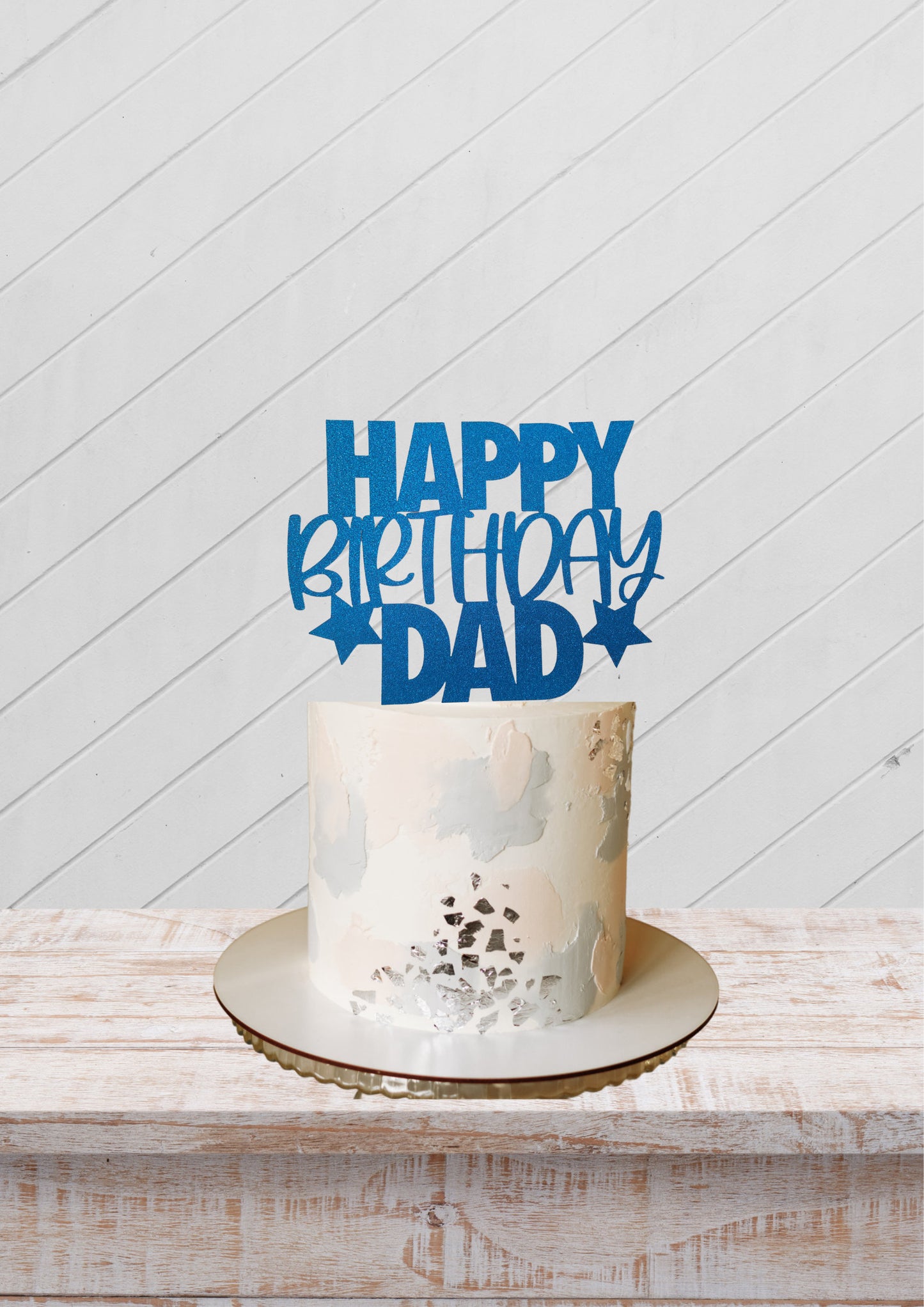 Happy birthday DAD cake topper, cake decoration, birthday cake topper, DAD birthday