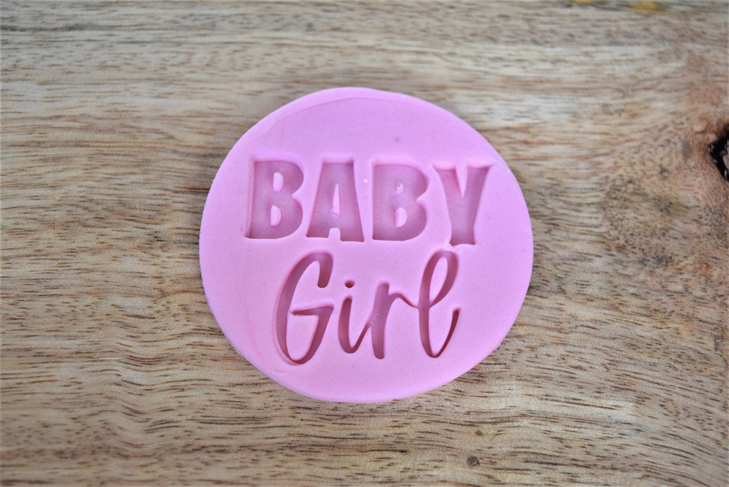 Baby Girl cookie embosser decoration tool cupcake topper design baby review fondant stamp embellishment cookie impression tool