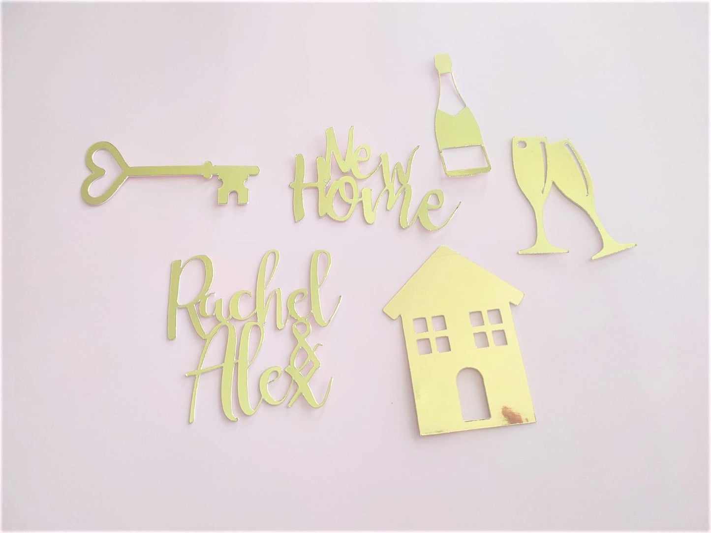 New house cake topper celebration New Home Cupcake Decor House themed Custom New House Cupcake Toppers New Homeowner party ideas