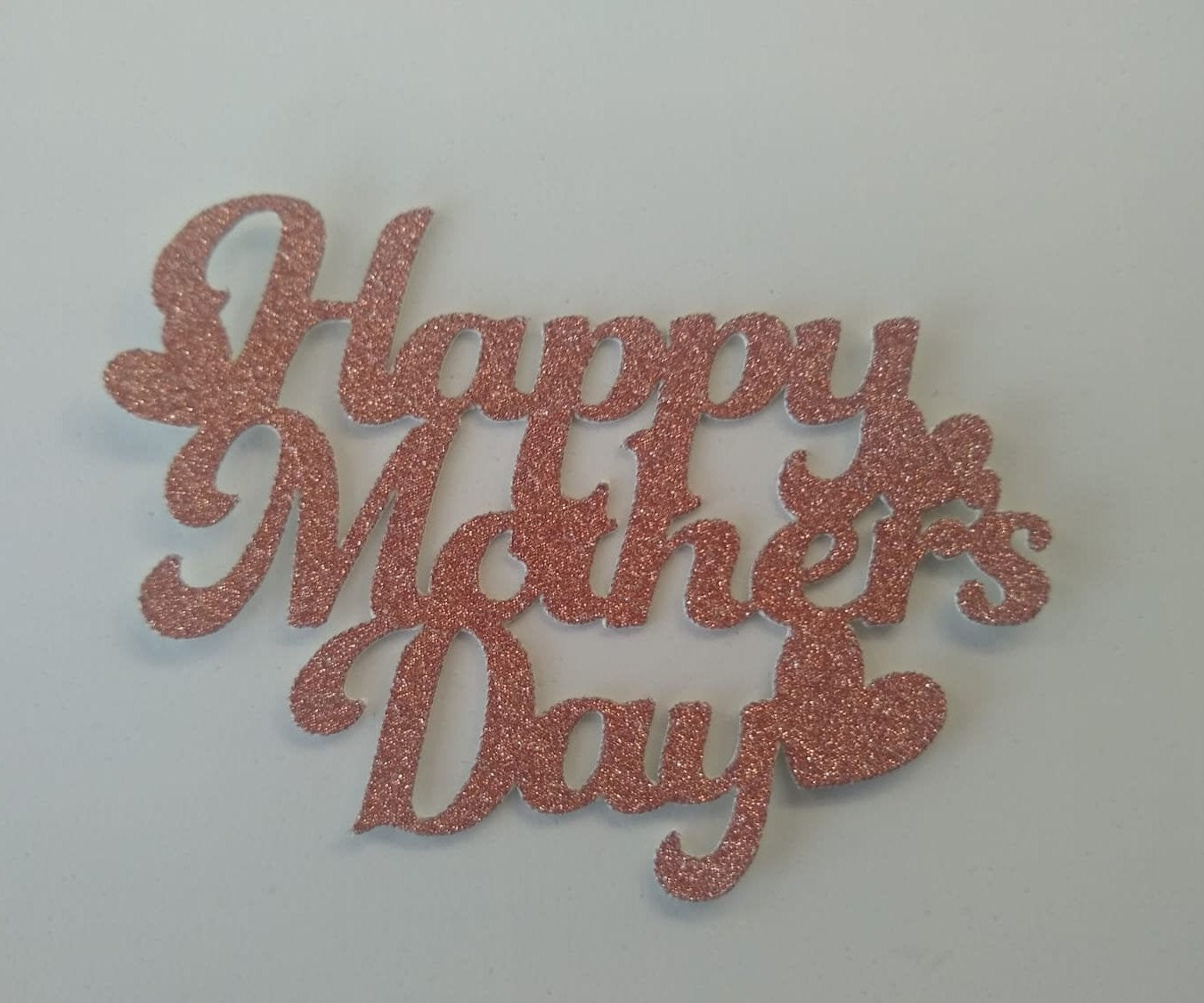 Happy Mothers Day cupcake toppers, mum cake topper, glitter topper, personalised topper customised topper, flower topper decor