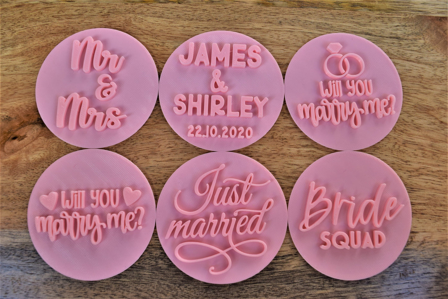 Bride squad embosser stamp hen party cupcake icing embosser topper Hen do cookie icing stamp decoration Bachelorette party fondant stamp