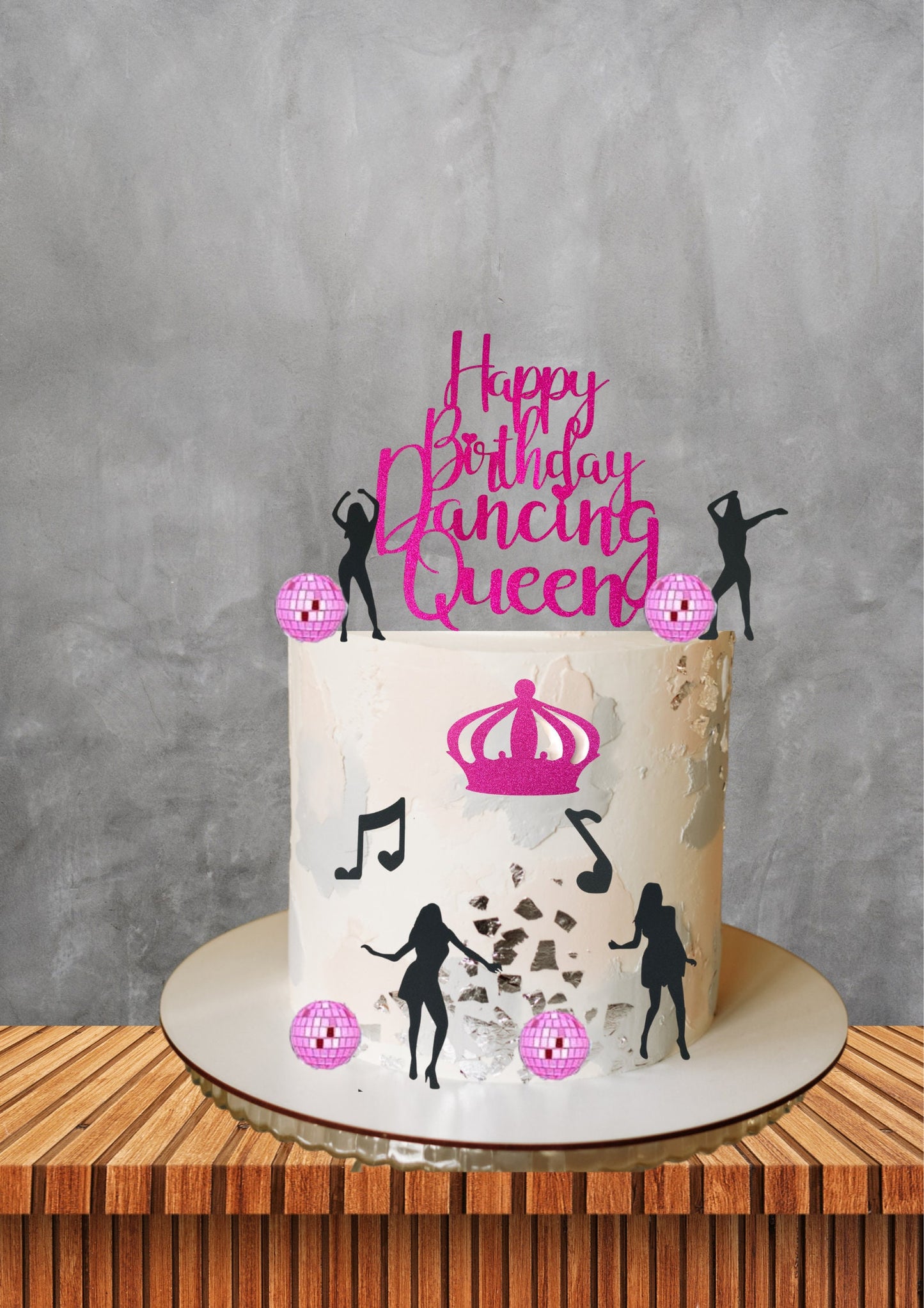 Disco cake topper Disco cupcake decoration birthday cake topper balls bundle cake decoration