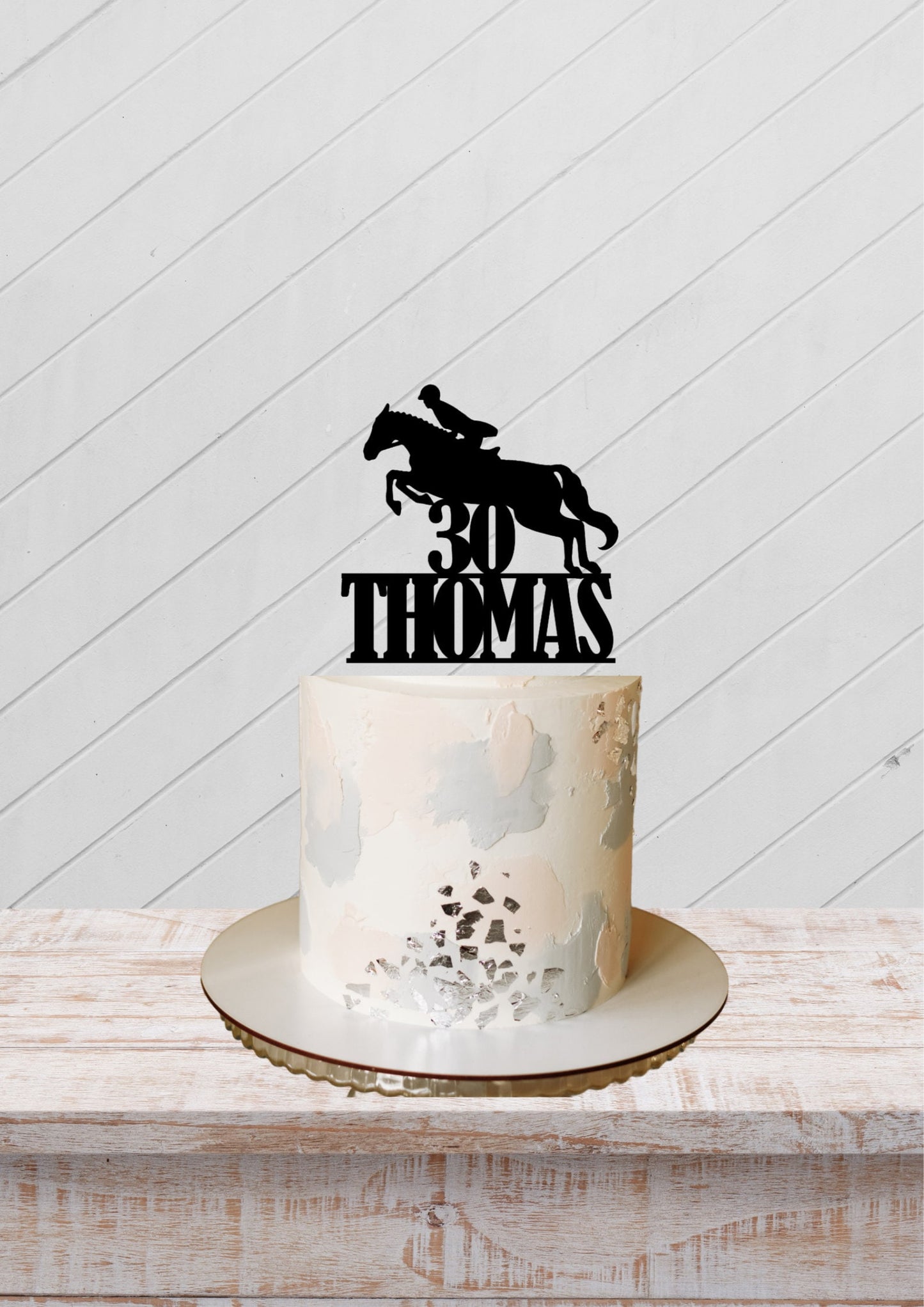 Custom Show jumping cake topper, equitation, horse jumping cake topper, Showjumper cake topper, cake decoration