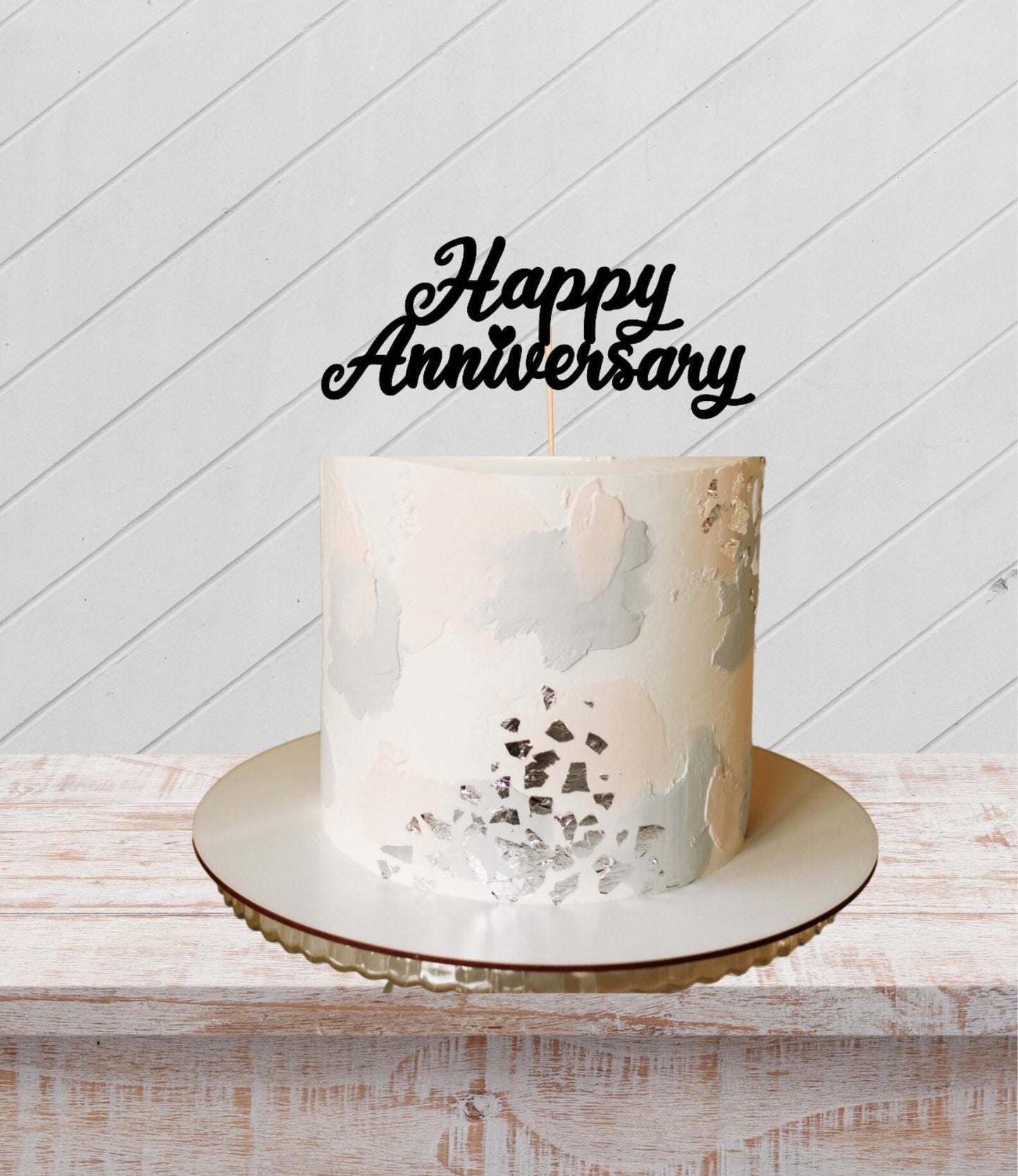 Anniversary cake topper party celebration sign top  Anniversary cake embellishment Memorable anniversary cake decoration