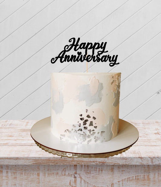 Anniversary cake topper party celebration sign top  Anniversary cake embellishment Memorable anniversary cake decoration