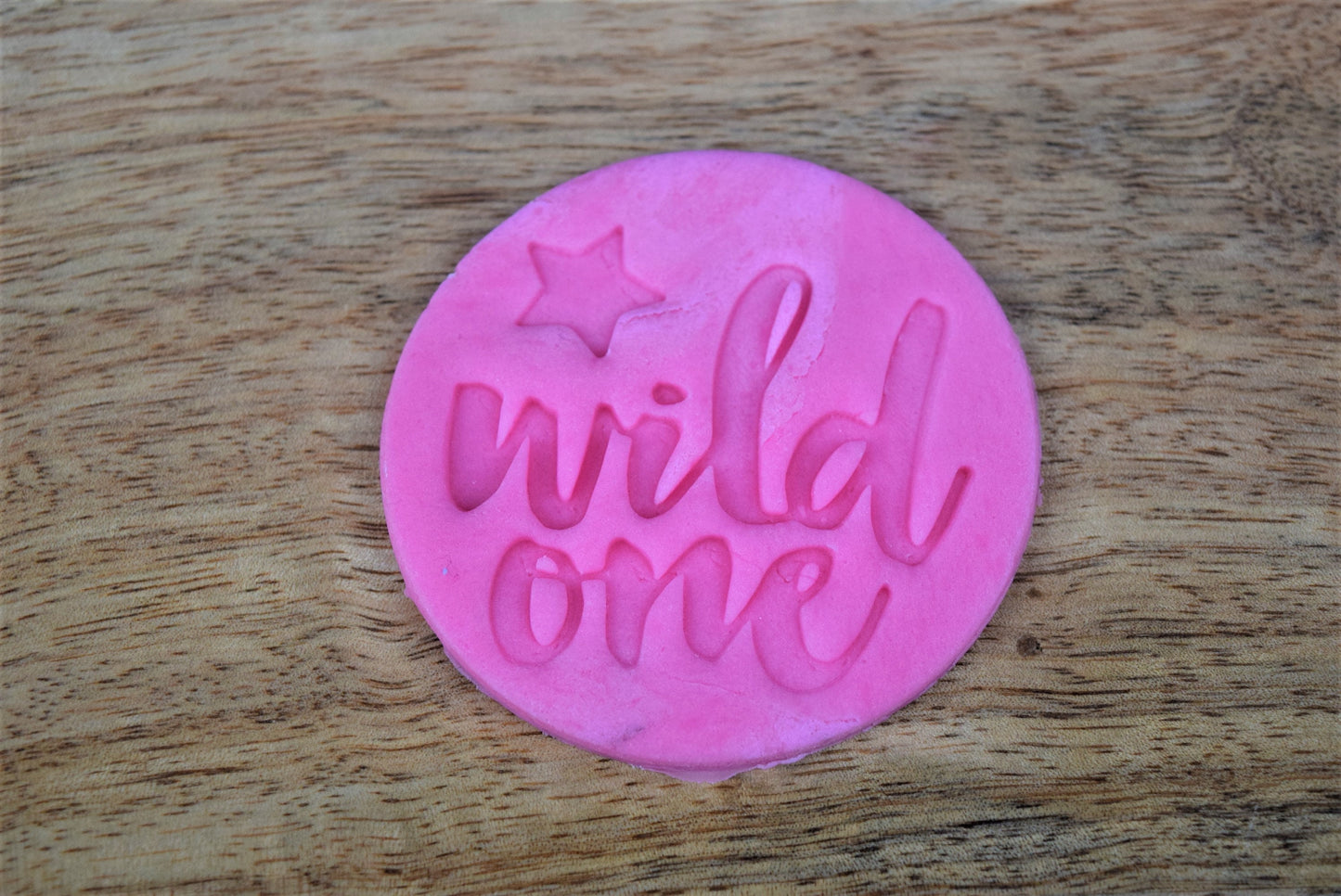 Wild one birthday fondant embosser, birthday decoration cookie fondant stamp embosser