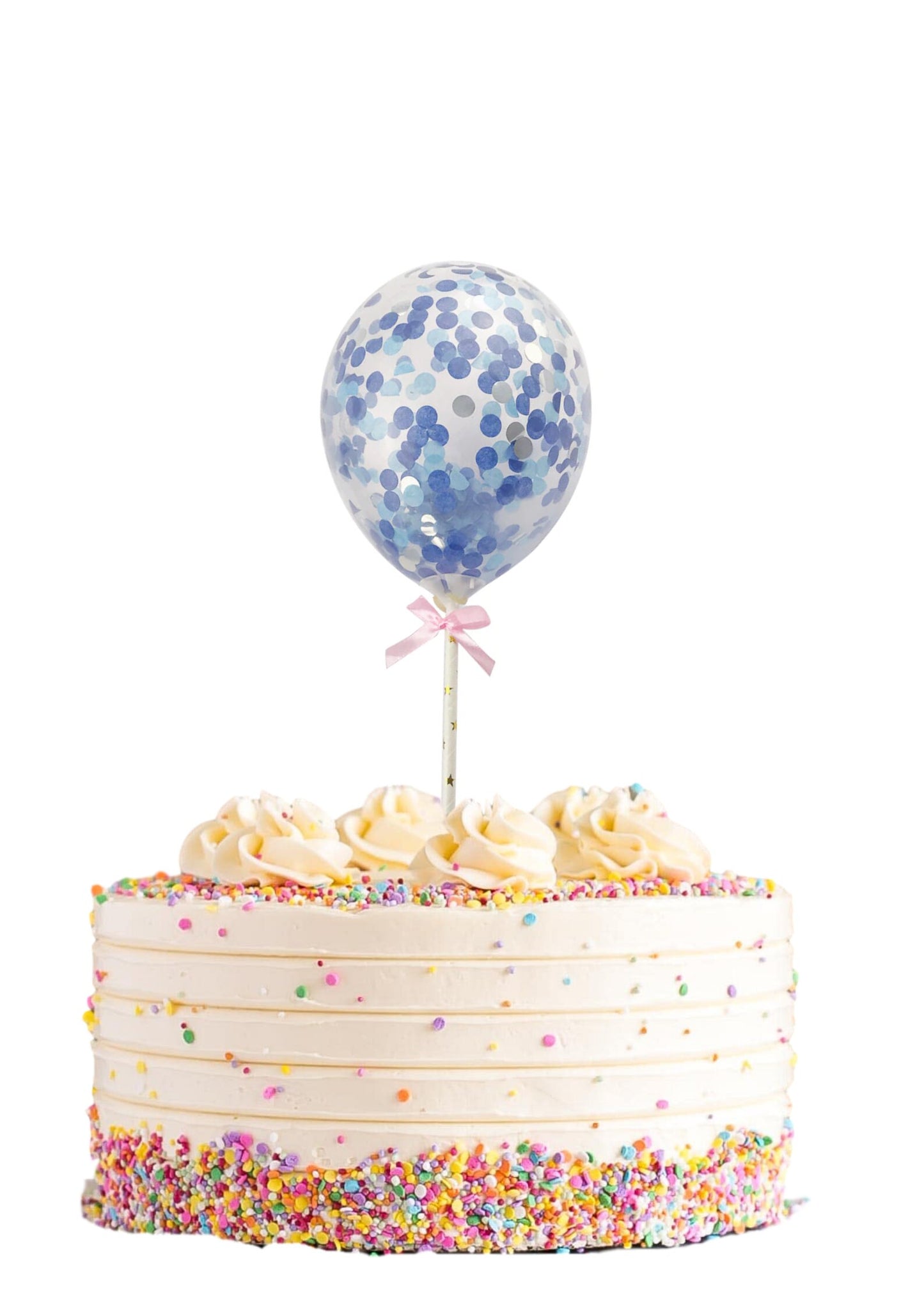 Confetti Balloons Cake Topper Birthday decoration cake sign party celebration Special occasion cake topper balloons