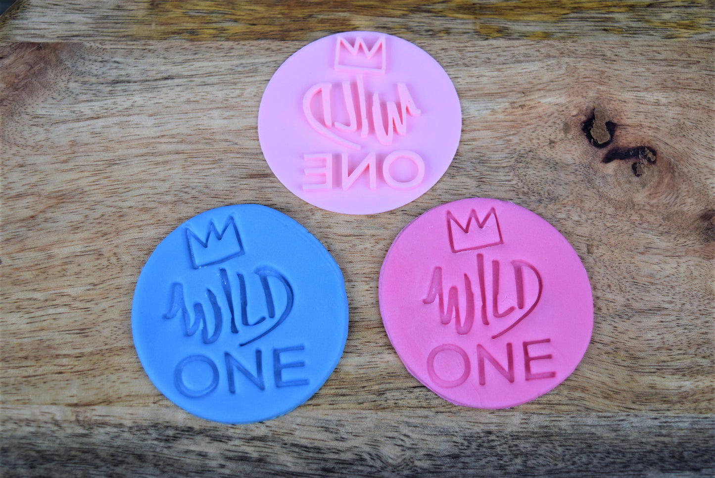 First birthday cookie fondant stamp decorations wild one icing stamp cupcake topper First birthday embosser decoration ideas DIY decoration