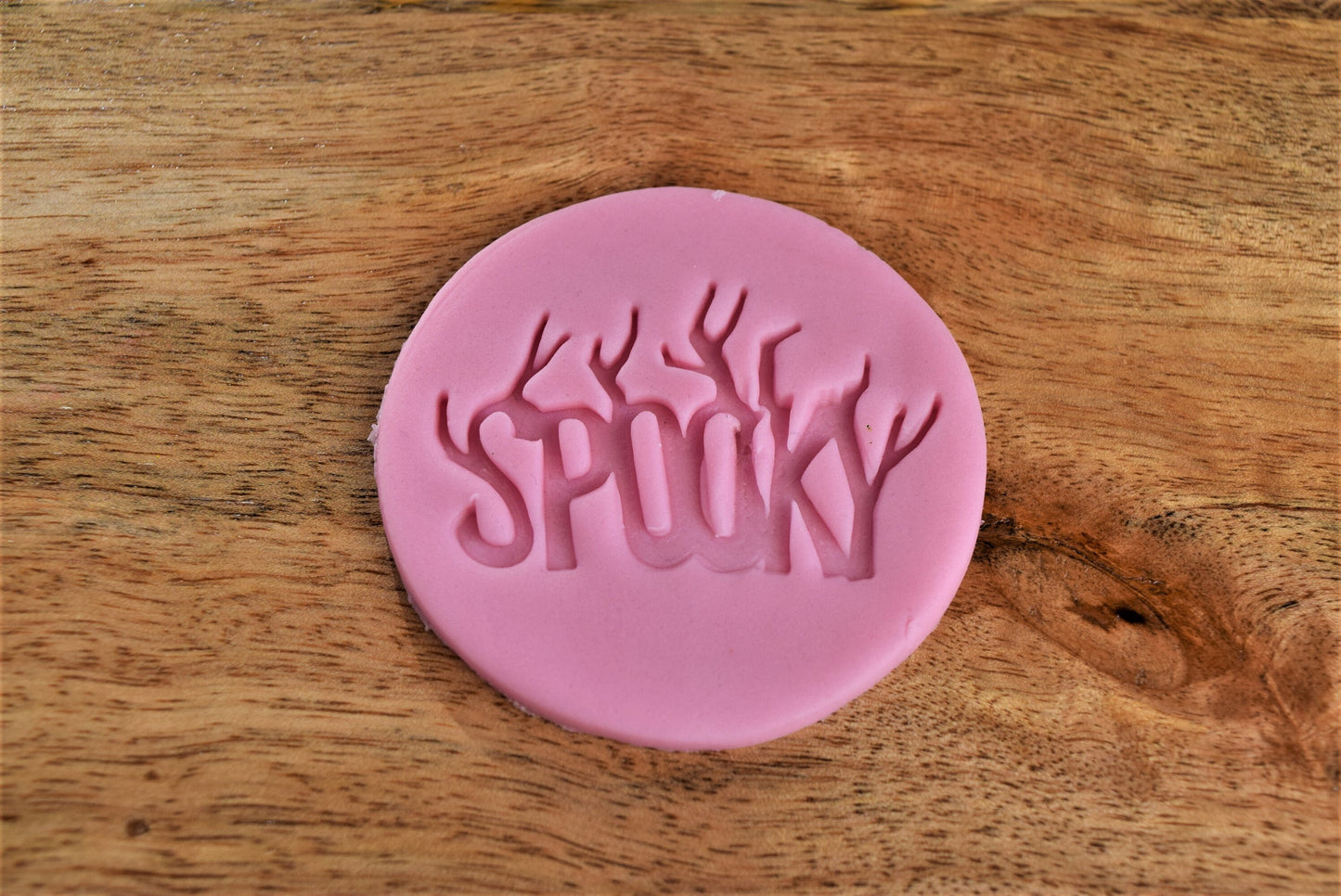 Spooky c fondant cookie stamp embosser perfect for cupcake and boxes decoration