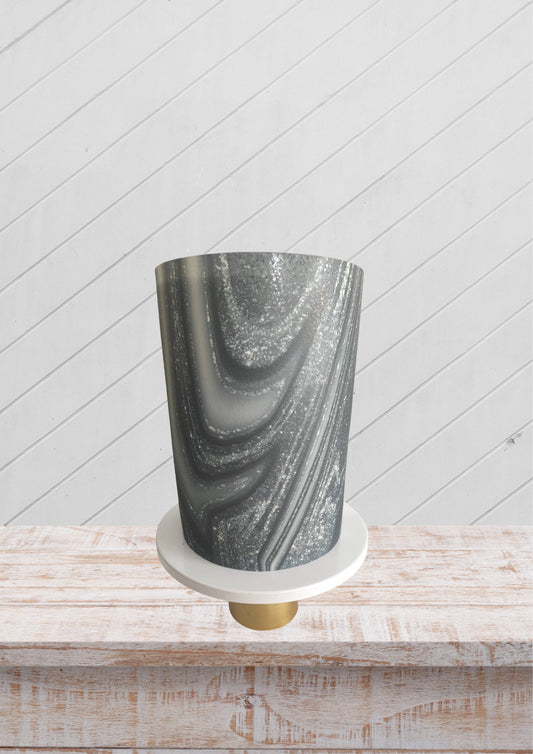 Marble Texture Cake Wrap Edible Icing Decor Birthday Celebration Black cake Decoration Birthday Cakes