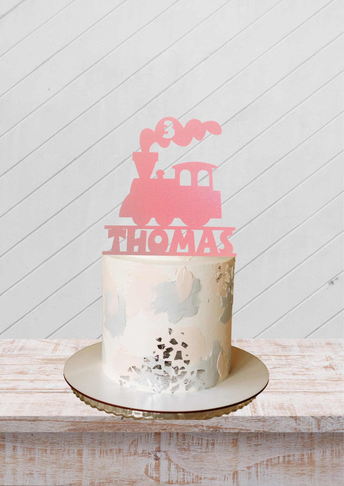 Custom Train Cake Topper, Personalized Birthday cake topper, Any age and name, birthday glitter cake topper, train party, train decoration,