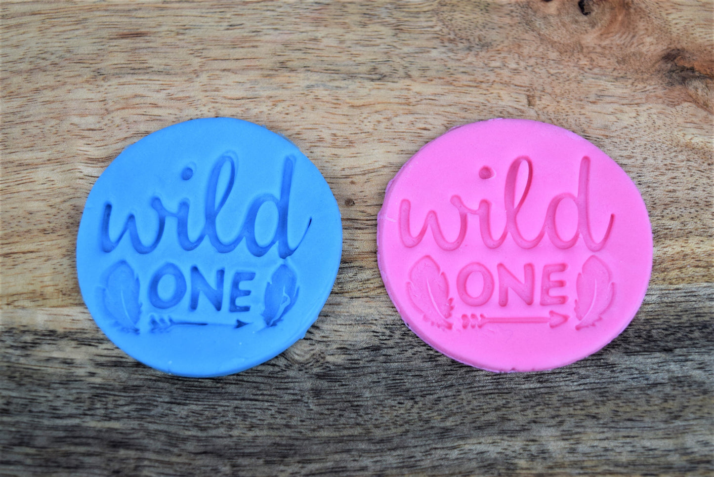 Wild one birthday fondant stamp embosser, cookie stamp embosser