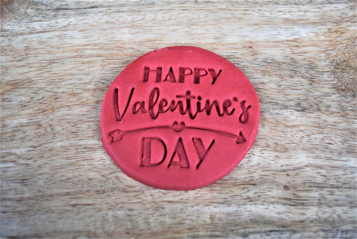 Valentine's day cookie stamp embosser topper, cupcake decoration