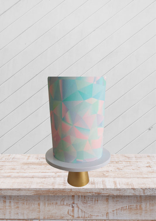 Pastel and vibrant Cake wrap, cake decoration, edible cake wrap, edible image, icing sheet, edible decoration, icing sheet