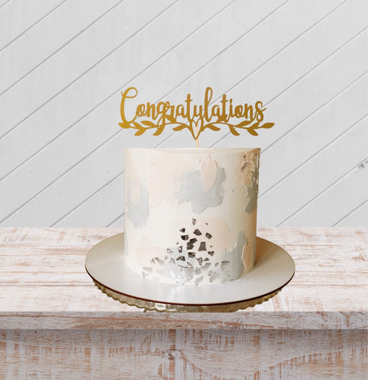 Congratulation cake topper, congrats on the new sprout, congratulation baby, congrats on pregnancy, cake decoration