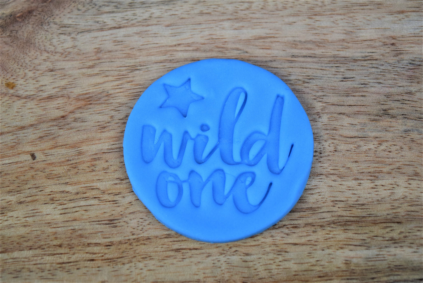 Wild one birthday fondant embosser, birthday decoration cookie fondant stamp embosser