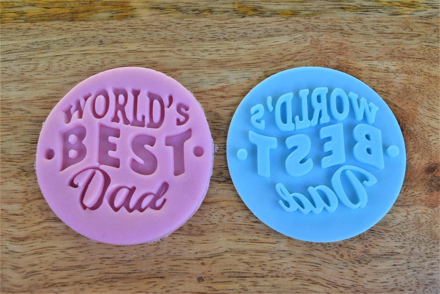 Father days cookie fondant stamp, cupcake and sweet boxes fondant embossers topper