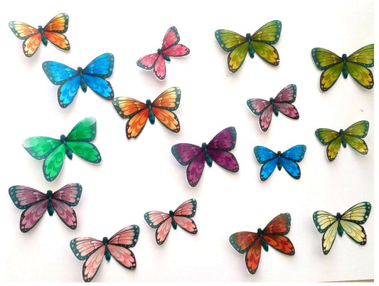 Edible butterflies topper cake embellishments baking decorations edible butterfly cake decoration paper art edible topper food decor