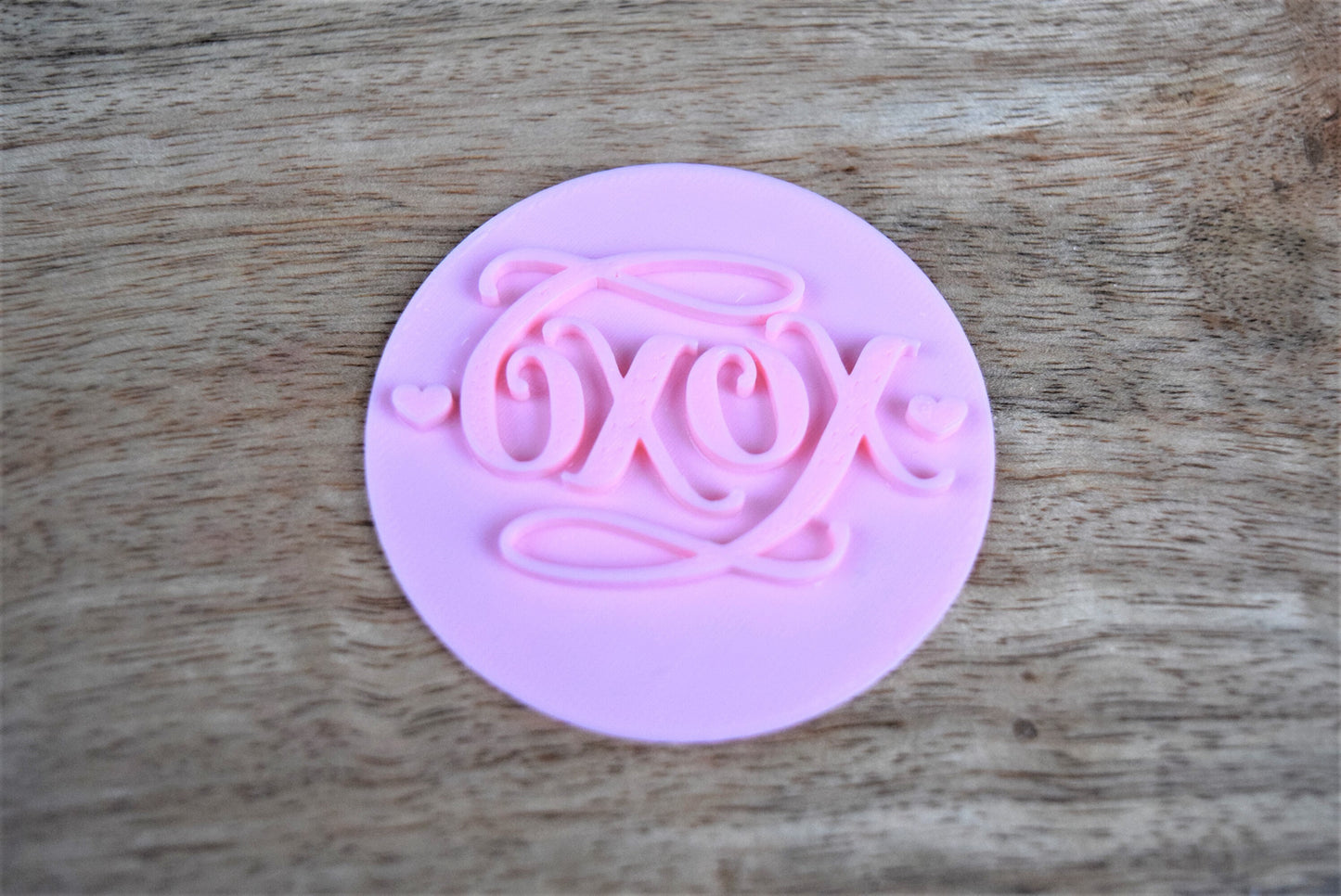 XOXO valentines cookie fondant stamp embosser, cupcake decoration fondant embosser topper