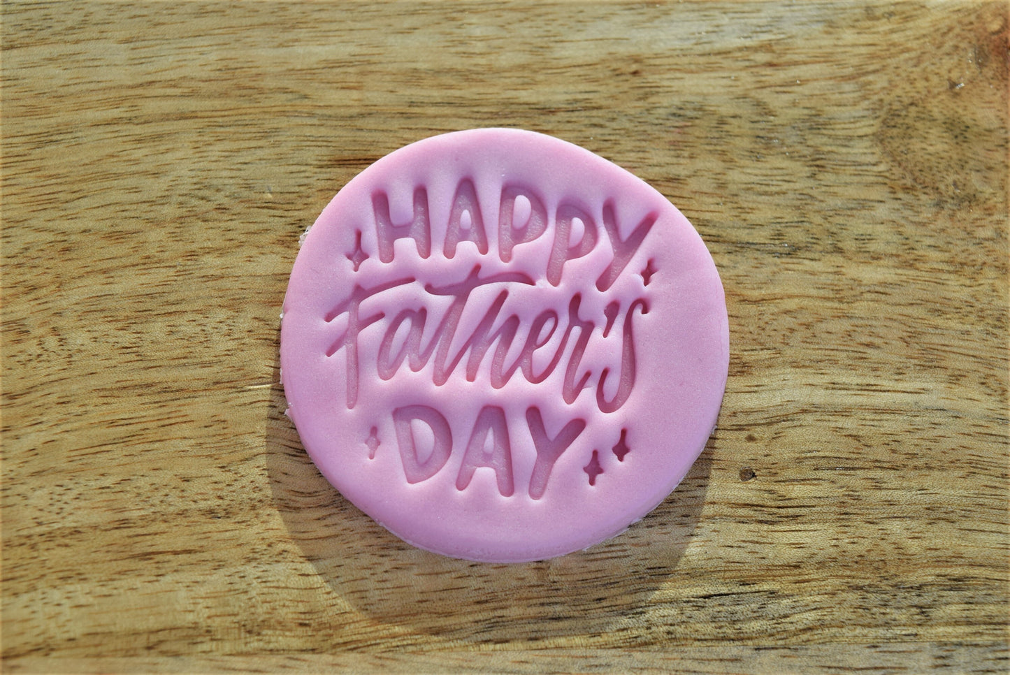 Happy Father's day fondant embosser perfect for cookie and sweet fondant stamp decoration, father's day