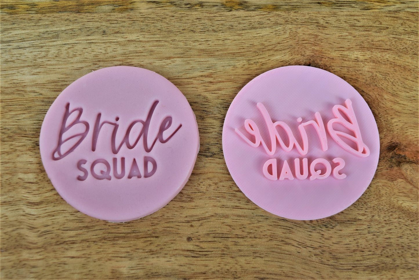 Bride Squad cookie stamp topper Hen party cupcake topper fondant embosser decoration Icing cupcake topper embosser hen do cookie decor stamp