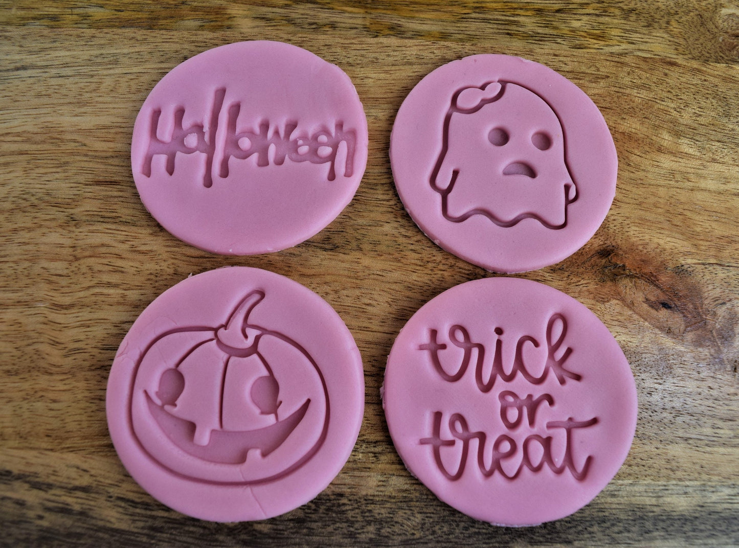 Halloween fondant stamp embosser decoration Icing cupcake Halloween stamp topper cookie Halloween embosser decoration