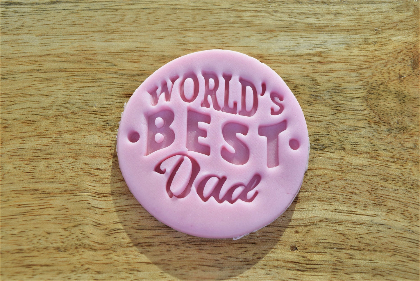 World's best Dad icing stamp cupcake decoration, Father days cookie fondant stamp, cupcake and sweet boxes fondant embossers topper