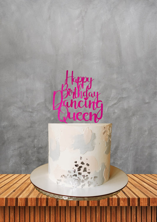 Dancing queen cake topper, birthday cake topper, cake decoration,